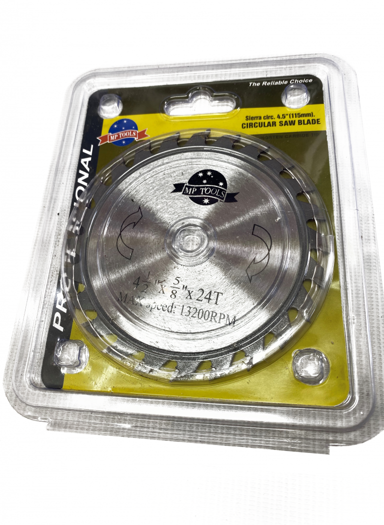 DISCO SIERRA PARA MADERA 4 1 2 24 DIENTES MARCA MPTOOLS