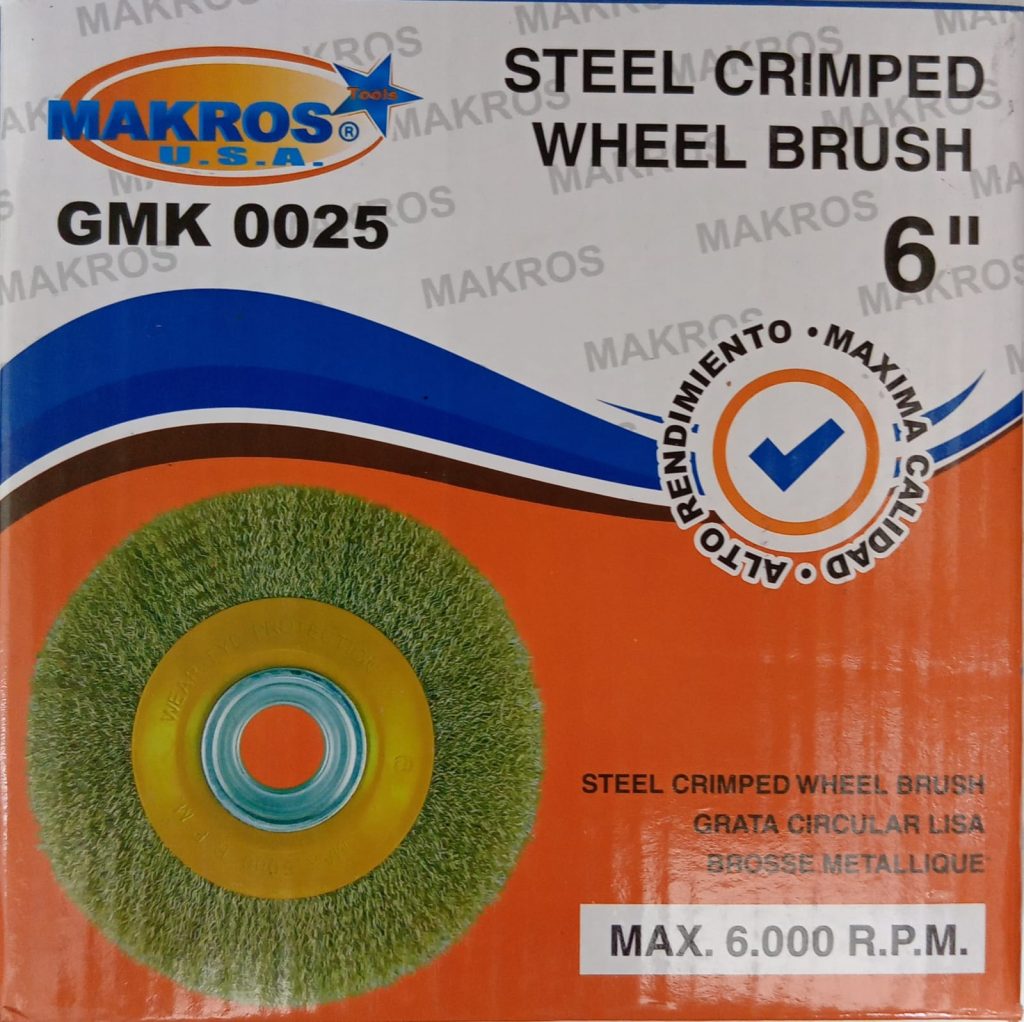 GRATA CIRCULAR LISA 6″X 1″ MULTIBUJE MARCA MAKROS